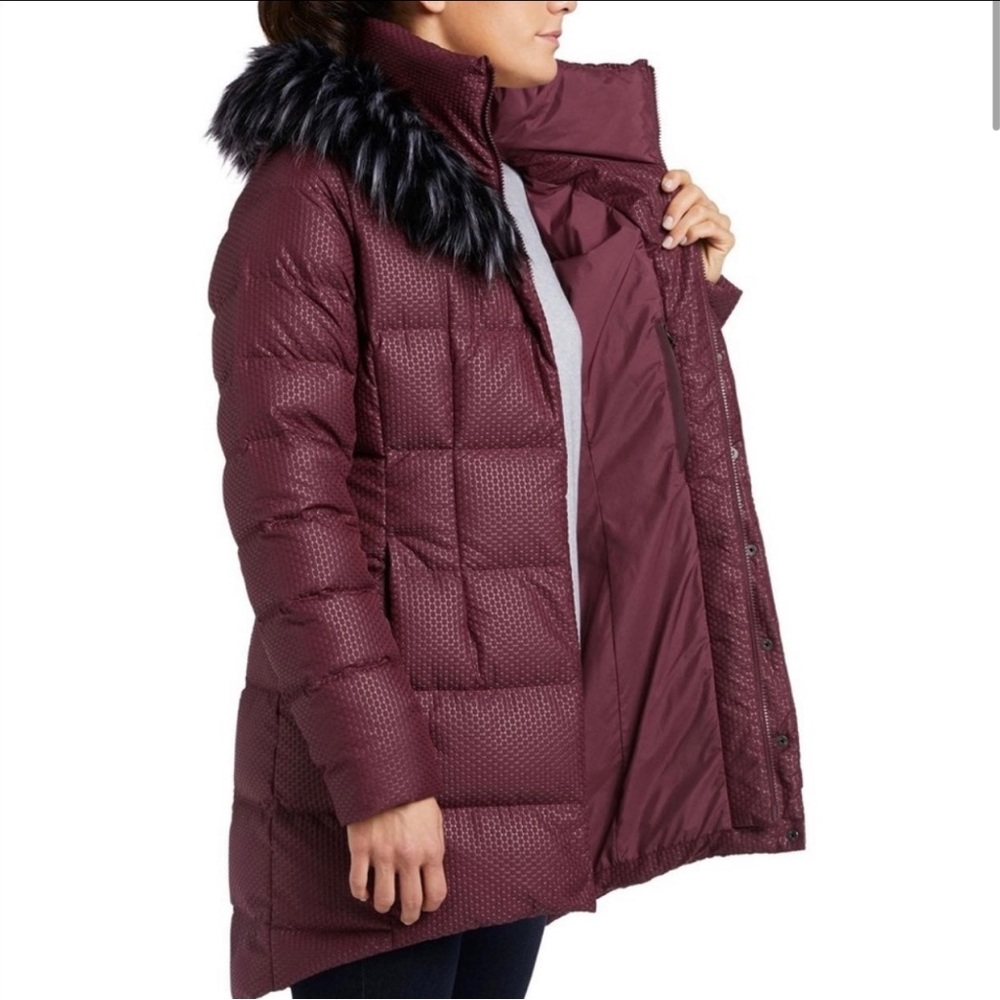 SOLD! Womens The North Face TNF Fur HD Down Parkina Parka Warm Winter Jacket